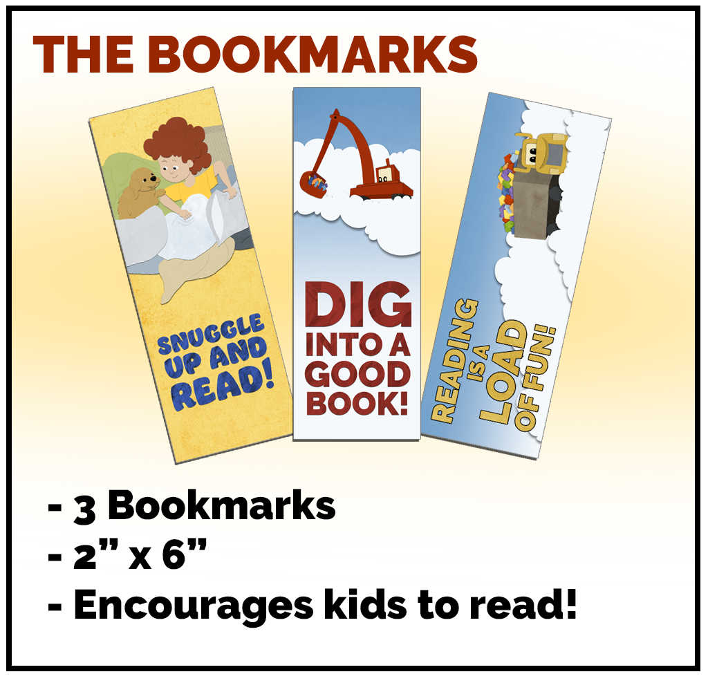 Storm Trucks Bookmark Set