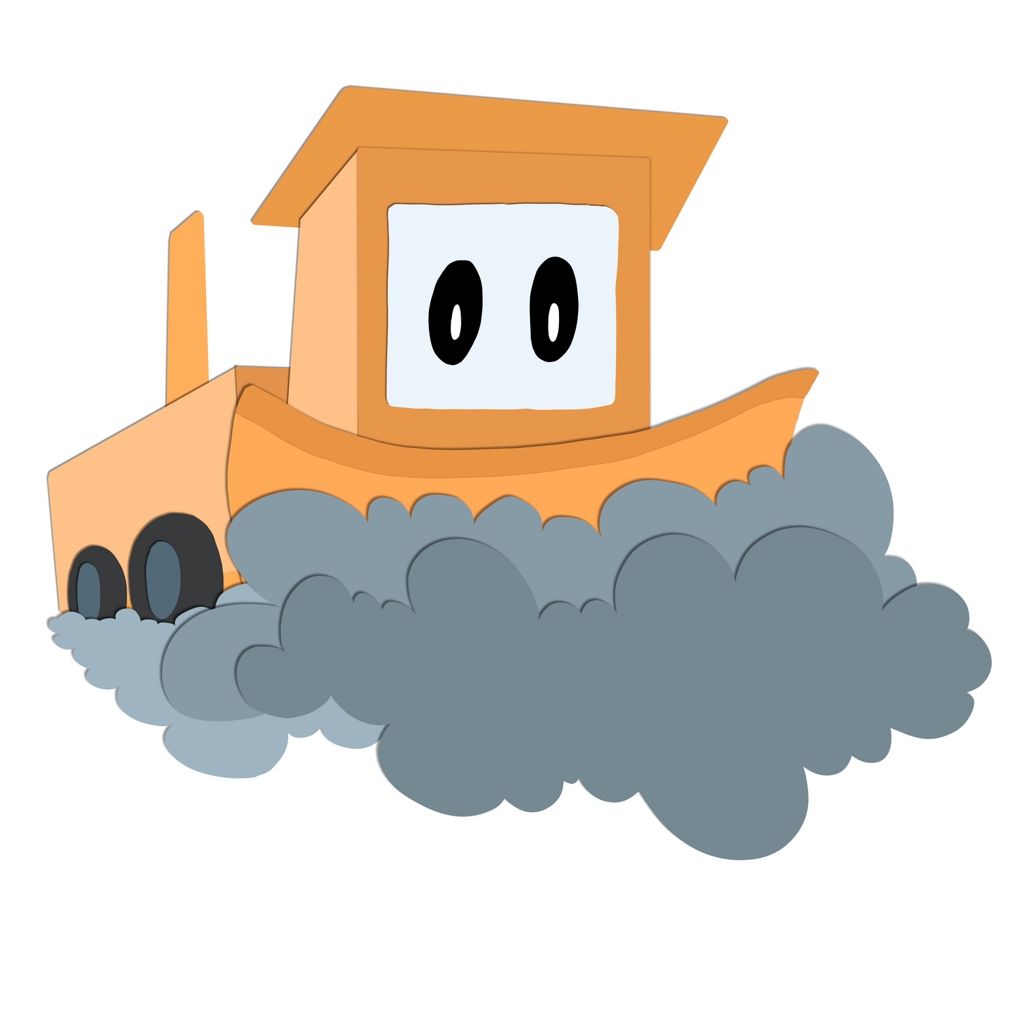 Vinyl Sticker: Bulldozer from Storm Trucks