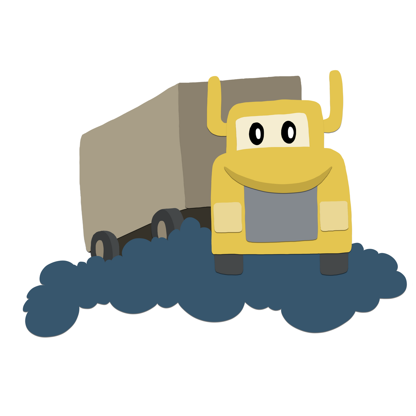 Vinyl Sticker: Dump Truck from Storm Trucks